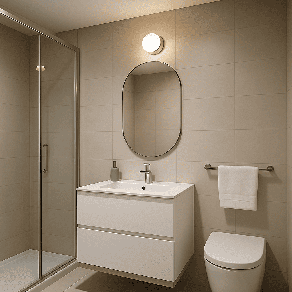Cómo iluminar un baño pequeño