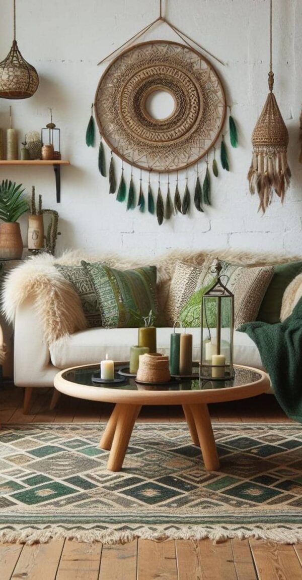 estilo boho en decoración