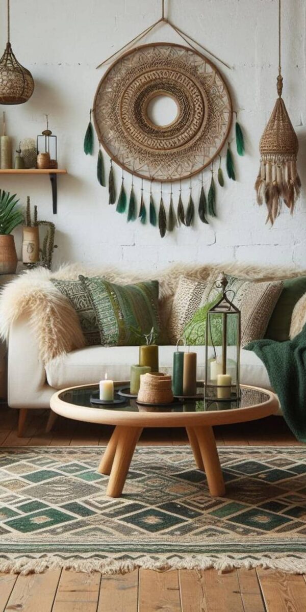 estilo boho en decoración