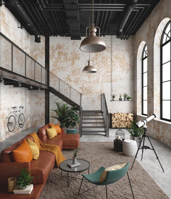 estilo industrial diseño de interiores