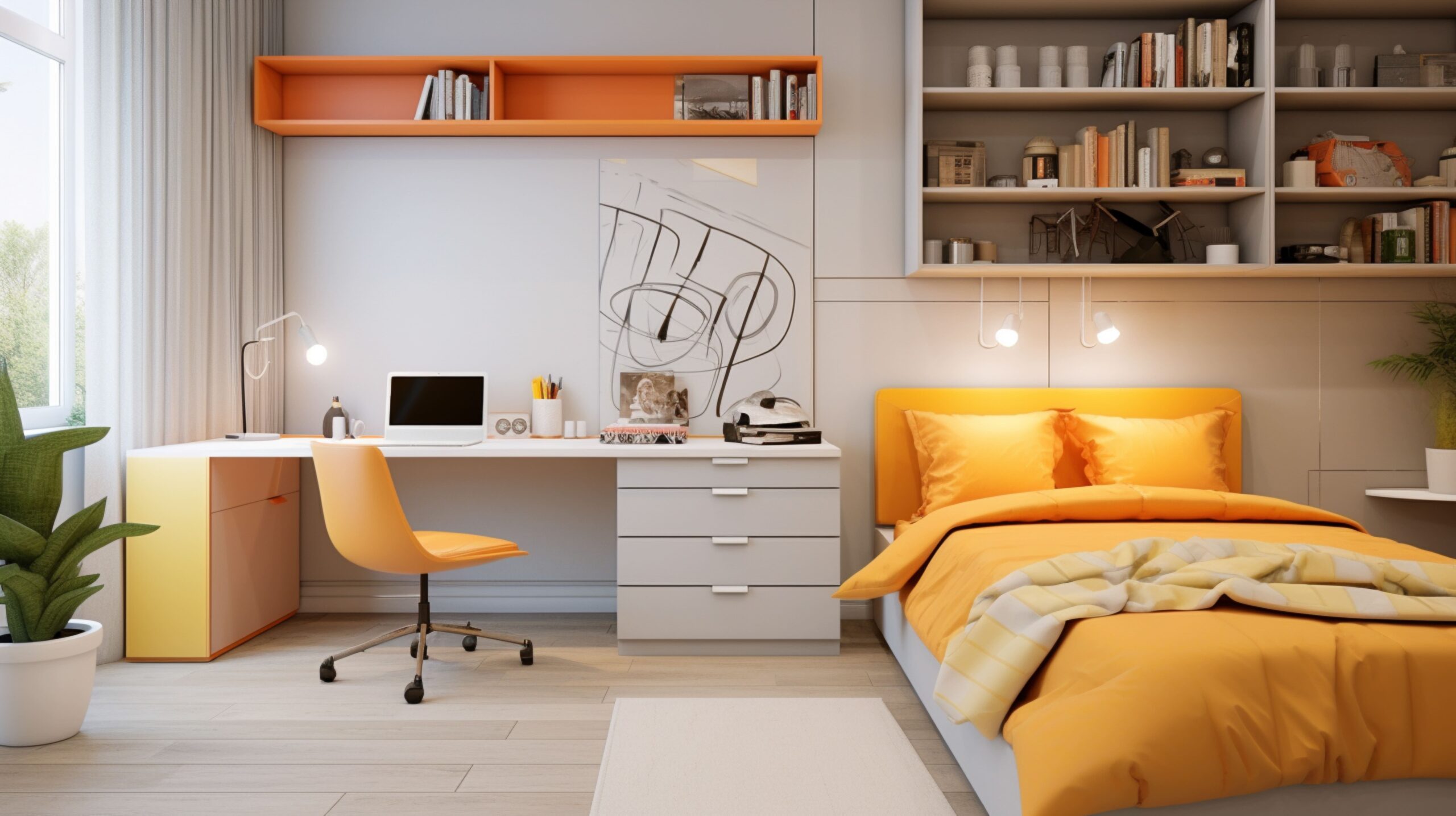 Cómo distribuir una habitación juvenil